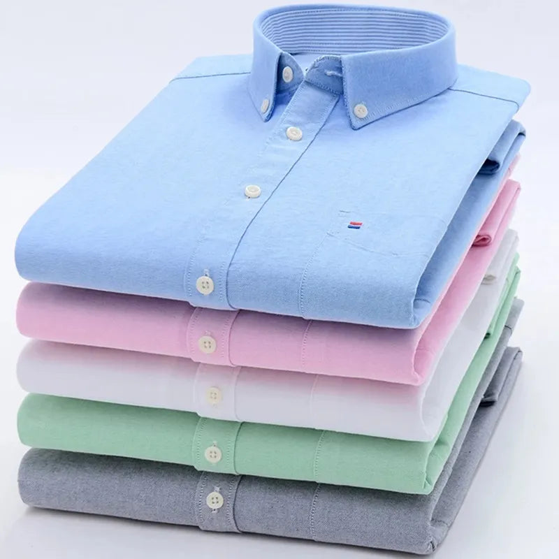 Roadmen Pure Cotton OxfordDress Shirts Regular-Fit