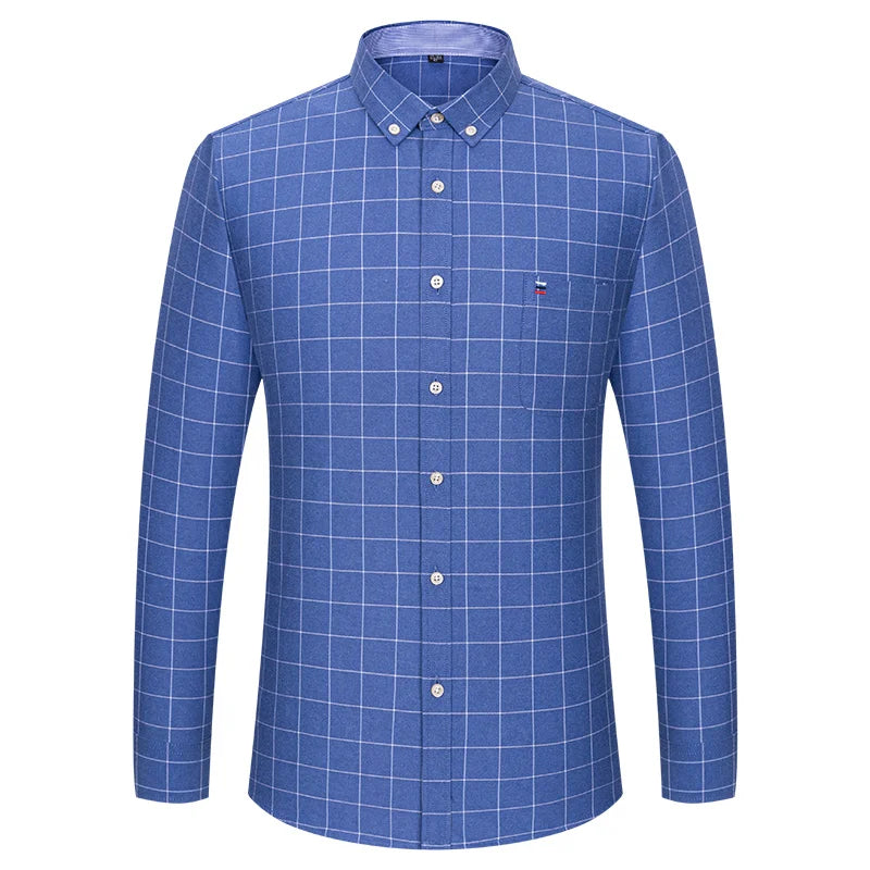 Roadmen Pure Cotton Business Shirts Long Sleeve Regular Fit