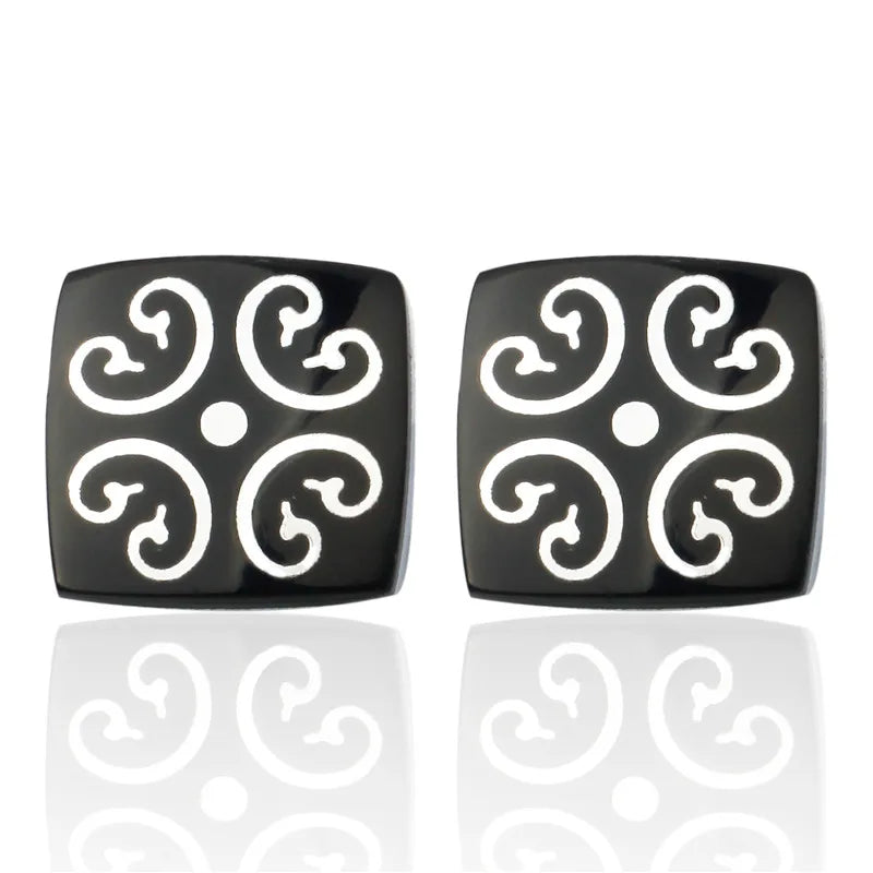 Hot!!! New Roadmen Vintage Pattern Cufflinks