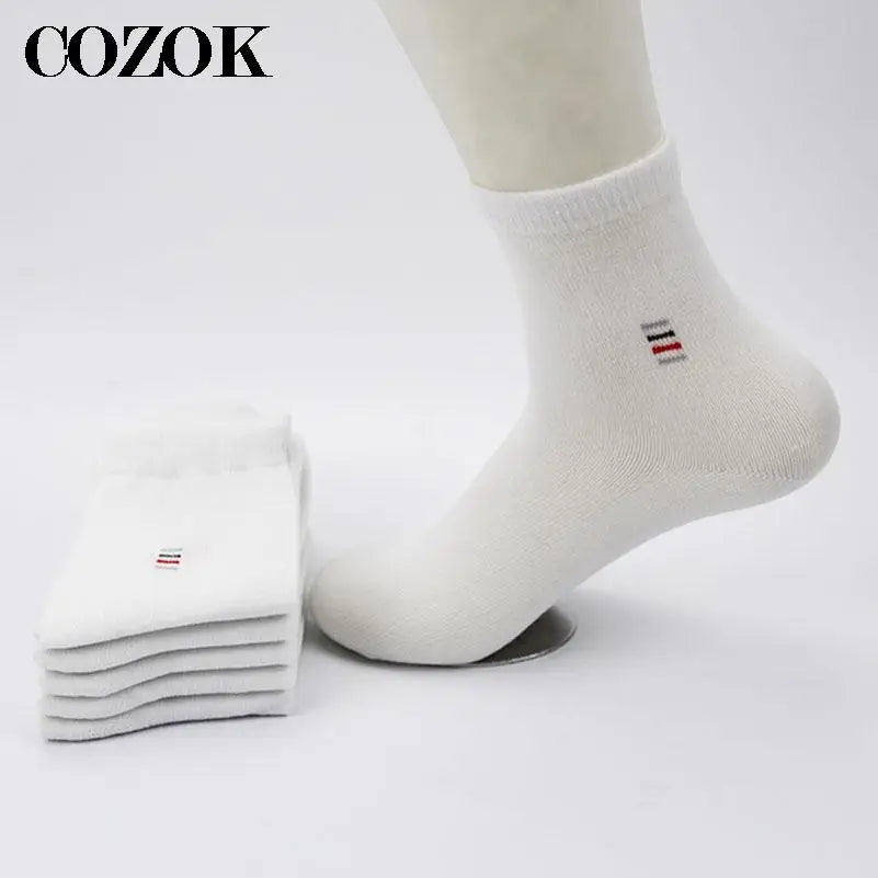 3Pairs Mens Socks Cotton Business Breathable