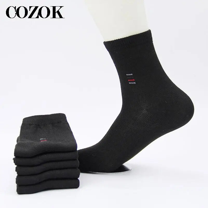 3Pairs Mens Socks Cotton Business Breathable