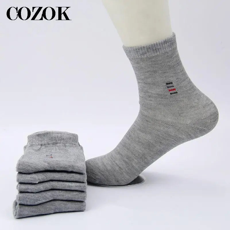 3Pairs Mens Socks Cotton Business Breathable