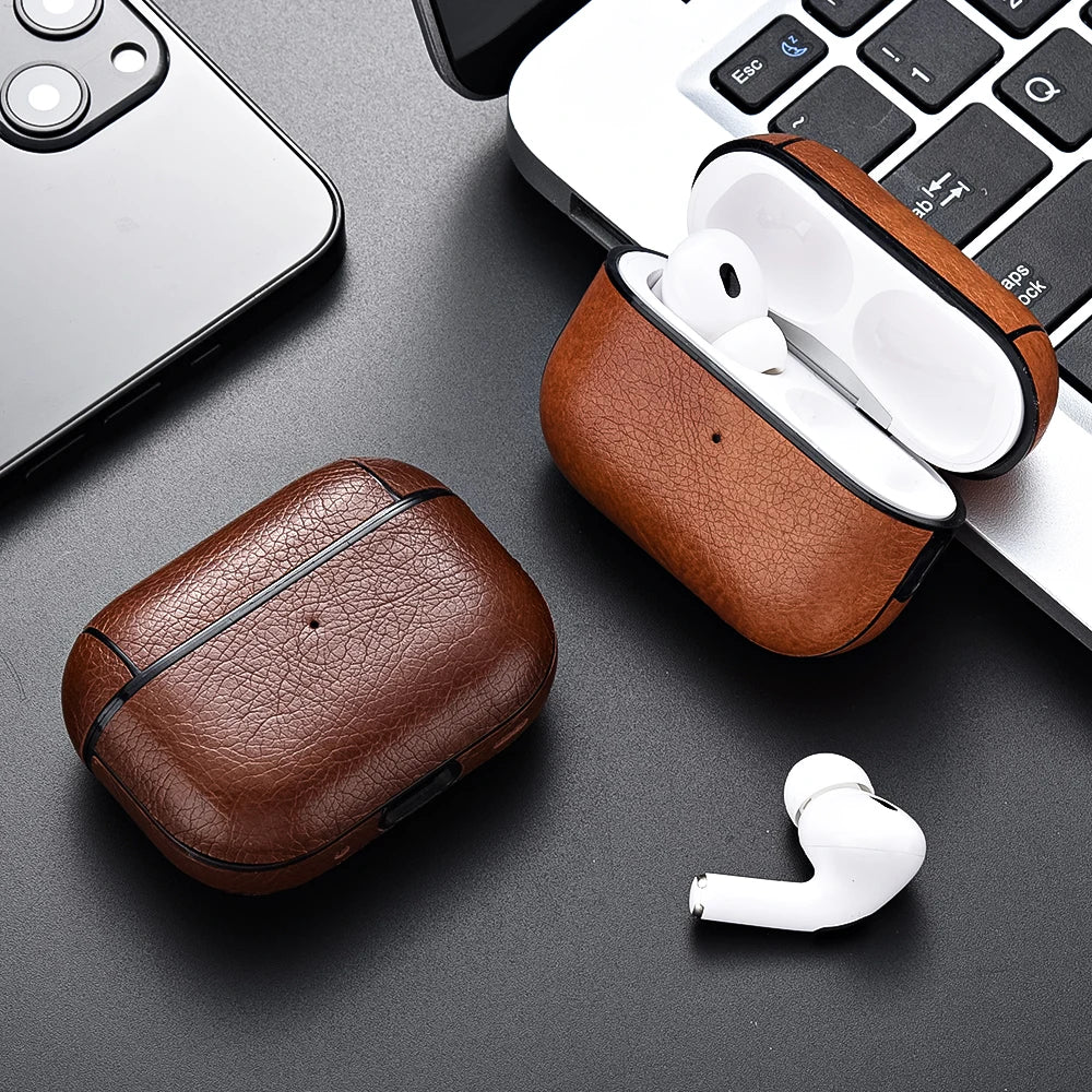 Roadmen Airpods Pro 2 Deluxe Leather Business Earphone Case 2nd Generation