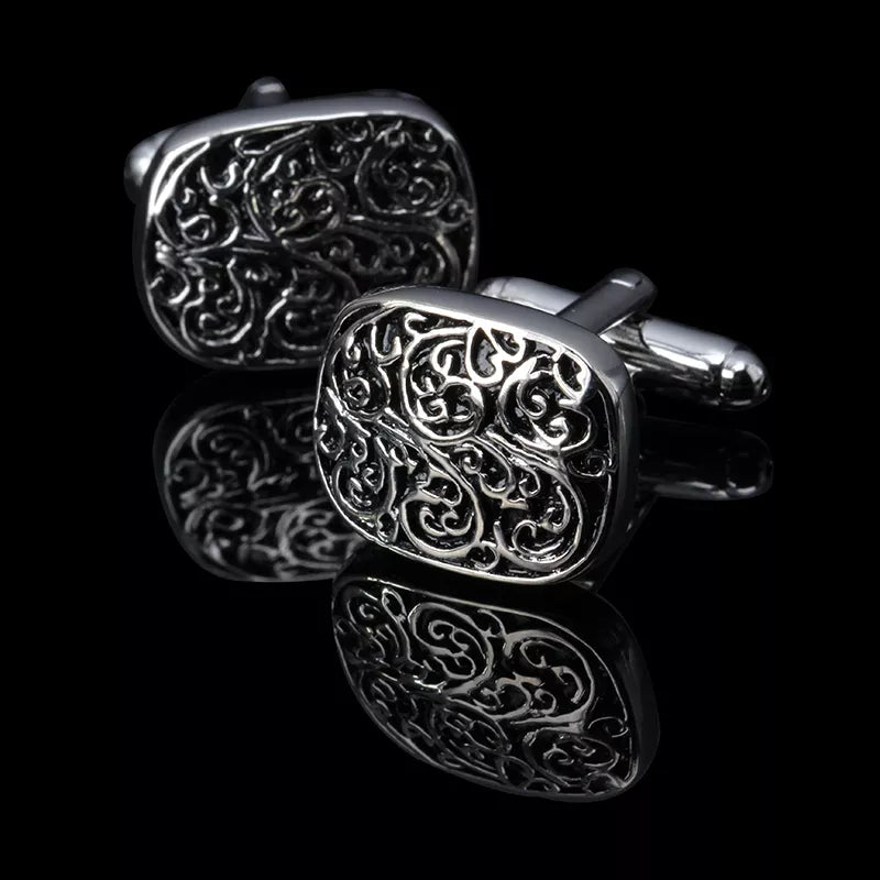 Hot!!! New Roadmen Vintage Pattern Cufflinks