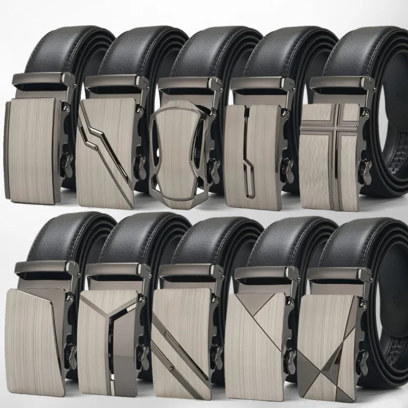 Roadmen Leather Alloy Designer Belt